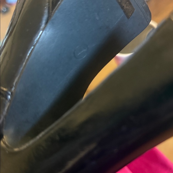 Sexy Heels Black Patent Leather Lace-Up Boots size 7 - Picture 6 of 6